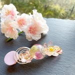 再販♡ ふんわり優しい　桜のバレッタ
