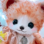 テディベア　soft*cream #683　だっこして!オレンジシップのベア♪