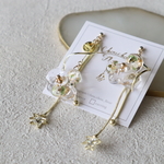 3D flower×star  green