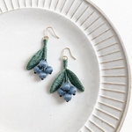 plant earring（ブルーベリー）