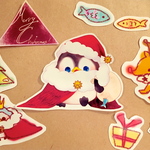 ぺんぎん王子クリスマスステッカー