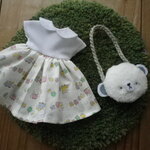 №194ハンドメイド2点セットドール用アウトフィット　ブライス等　洋服