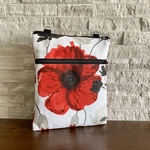 ポシェットバッグ / サコッシュ / 縦型ラージポーチ - France Poppyly Rouge