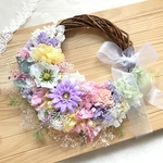  アネモネとガーベラのリースブーケ  ＊ギフト  フォトウェディング  