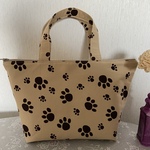 オーダー品✨肉球🐾の保冷バッグ（ベージュ）