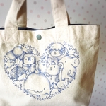 vanioがたっぷり ミニトート （そら色）