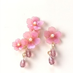 桜の花のイヤーカフ(セット)3
