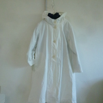 オフホワイトデニム　フードコート