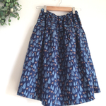 ＊北欧の森 コーデュロイティアードスカート(navy)＊