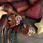 リスのブローチ