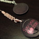 スマホクリーナー Say you love me チョコ色
