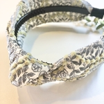《再販》ミナペルホネンஐ   tambourine × sleepingrose ノットディテールカチューシャ  ｡:°ஐ