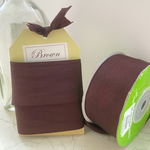 シルクリボン"Brown"32mm幅 