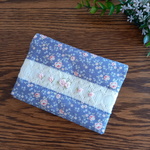 スモッキング刺繍　ポケットティッシュケース(ピンク)