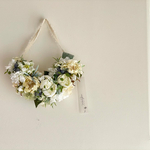 spring flower half moon wreath #4