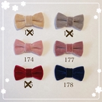 《新作》冬季限定❁︎ベロアリボン❁︎ベビーヘアクリップ×ヘアゴム❁︎