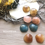 【送料無料】マーブル  クリアカボション  アソート  4color8pcs