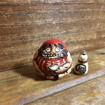 置物「酒呑み達磨」