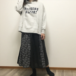 ちょうちょ⚮̈﻿ ひらり と かわいい パッチスカート
