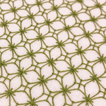 刺し子のふきん・紫陽花刺し