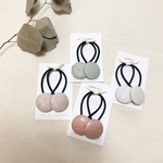 C&S ドットミニヨン 2.9cmくるみボタンのヘアゴム