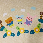 春の壁面飾り　たんぽぽ