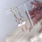 🌸春色🌸パールピアス/イヤリング