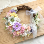 アネモネとガーベラのリースブーケ  ＊ギフト  フォトウェディング  