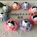 「ya1643ya＊＊＊＊様専用」つまみ細工(アレンジつまみ細工)「端午の節句・かわいい大将・半月盆セット」他
