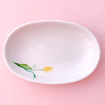 名入れ❤︎yuka様ご予約品❤︎チューリップのお皿 アクセサリートレー 食器