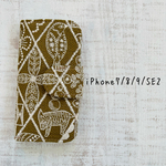 ミナペルホネン　手帳型iPhoneケース　iPhone7/8/第二世代SE用