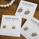 コットンパールピアス【チタン】