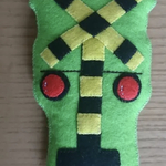 【受注製作】フェルトのマスコット🍀踏み切りのキーホルダー  New             