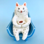 くつろぎネコとコーヒー