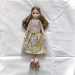 リカちゃん服　お洋服と靴下のセット（Flower）