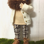 オビツ11サイズ服＊スヌード×パーカー×タンクトップ3点セット