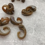 カーキブラウン フック パーツ