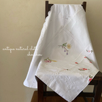 アンティーク・お花の刺繍クロス
