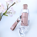 ☆春カラー☆【本革】 （パールピンク） 30ml or 50ml携帯用スプレーボトル　/　除菌・消毒液スプレーボトルホルダー /　消毒液ホルダー /スプレーホルダー