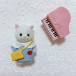 シルバニアファミリー 赤ちゃん服 幼稚園スモックと通園バッグ