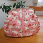 capybalife×capy-capyコラボ＊カピバラ柄がま口👛バック（大）  ピンク