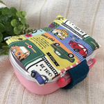 保冷剤入れ付きランチベルト＊レトロ車 グリーン