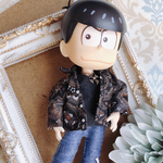 【3点セット】🖤🤎大人かっこいいペイズリー柄シャツ上下3点セット⭐︎オビツ11ねんどろいどどーる兼用