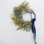 order mimosa wreath blue
