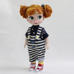 アニメータードール　のオーバーオールとTシャツセット　アニメータードール服