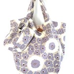 【特別セット】▼ちょい持ちバッグ (特大size)＆miniちょい持ちバッグ ▼北欧テイスト／huahua(グレー)  