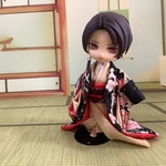 ねんどろいどどーるサイズ　着物　大奥風　　色打ち掛け