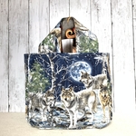 明日　様　オオカミとペイントフェイス姐さんのバッグ