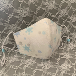 SALE 立体マスク  雪の結晶 ×裏 抗菌wｶﾞｰｾﾞ