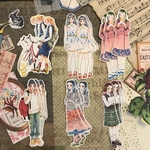 女の子シール ダイカット Set A